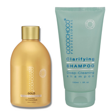 Load image into Gallery viewer, COCOCHOCO Gold Brazilian Keratin Treatment 250 ml + Clarifying Shampoo 150 ml