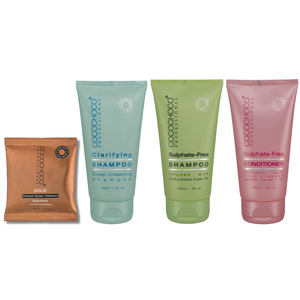 COCOCHOCO Gold Brazilian Keratin Hair Treatment 50ml + Clarifying Shampoo 150ml + After Care Kit 300ml