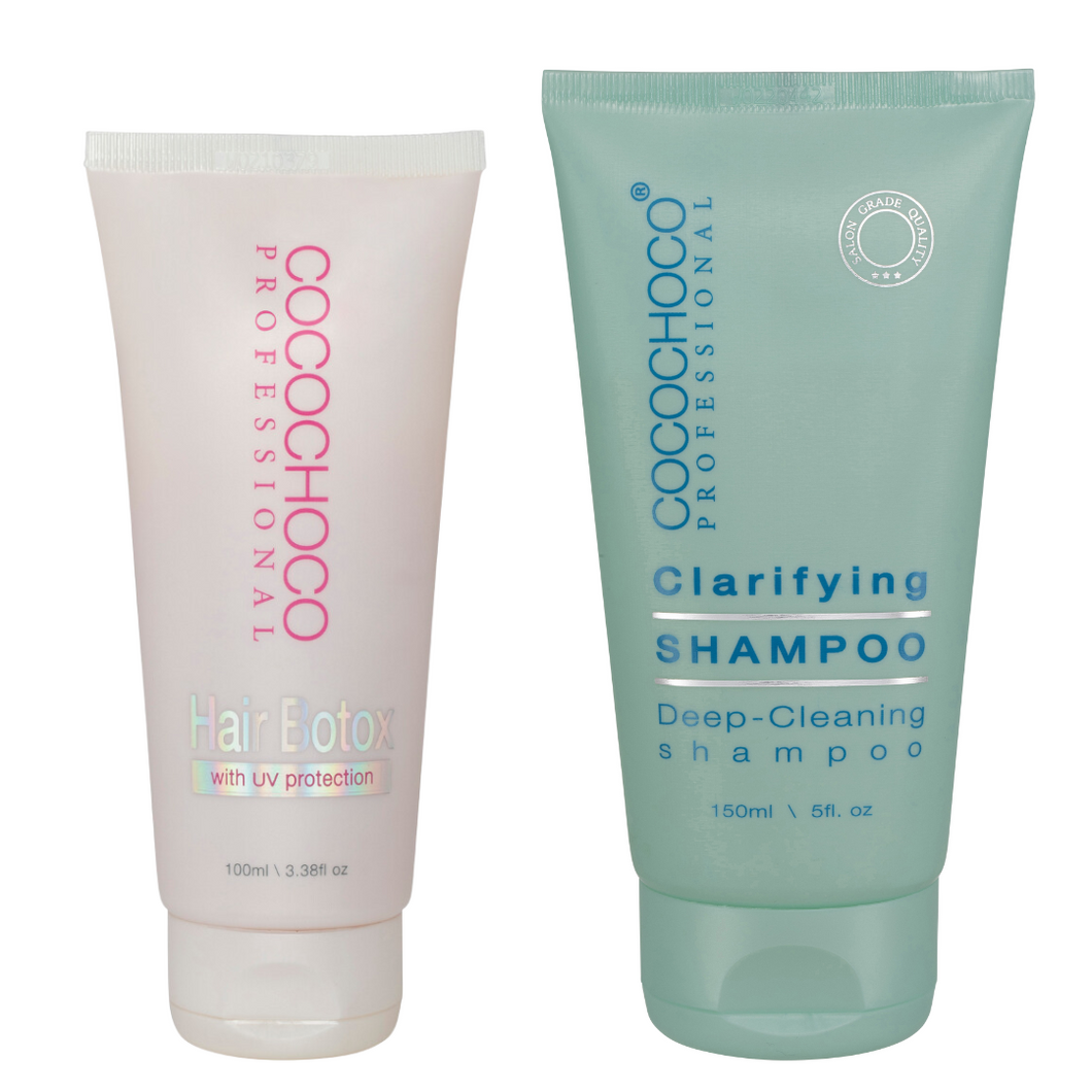 COCOCHOCO Hair Boto Treatment with UV protection 100ml + Clarifying Shampoo 150ml