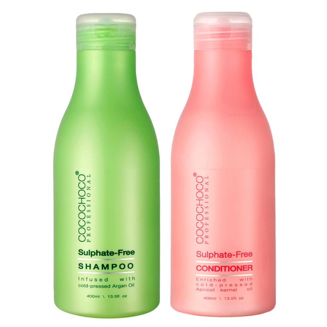 COCOCHOCO Aftercare Sulphate-Free Shampoo & Conditioner Set - 400ml each