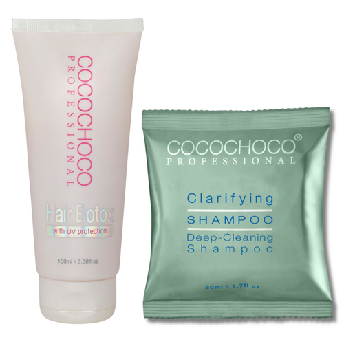 COCOCHOCO Hair Boto Treatment with UV protection 100 ml + Clarifying Shampoo 50 ml