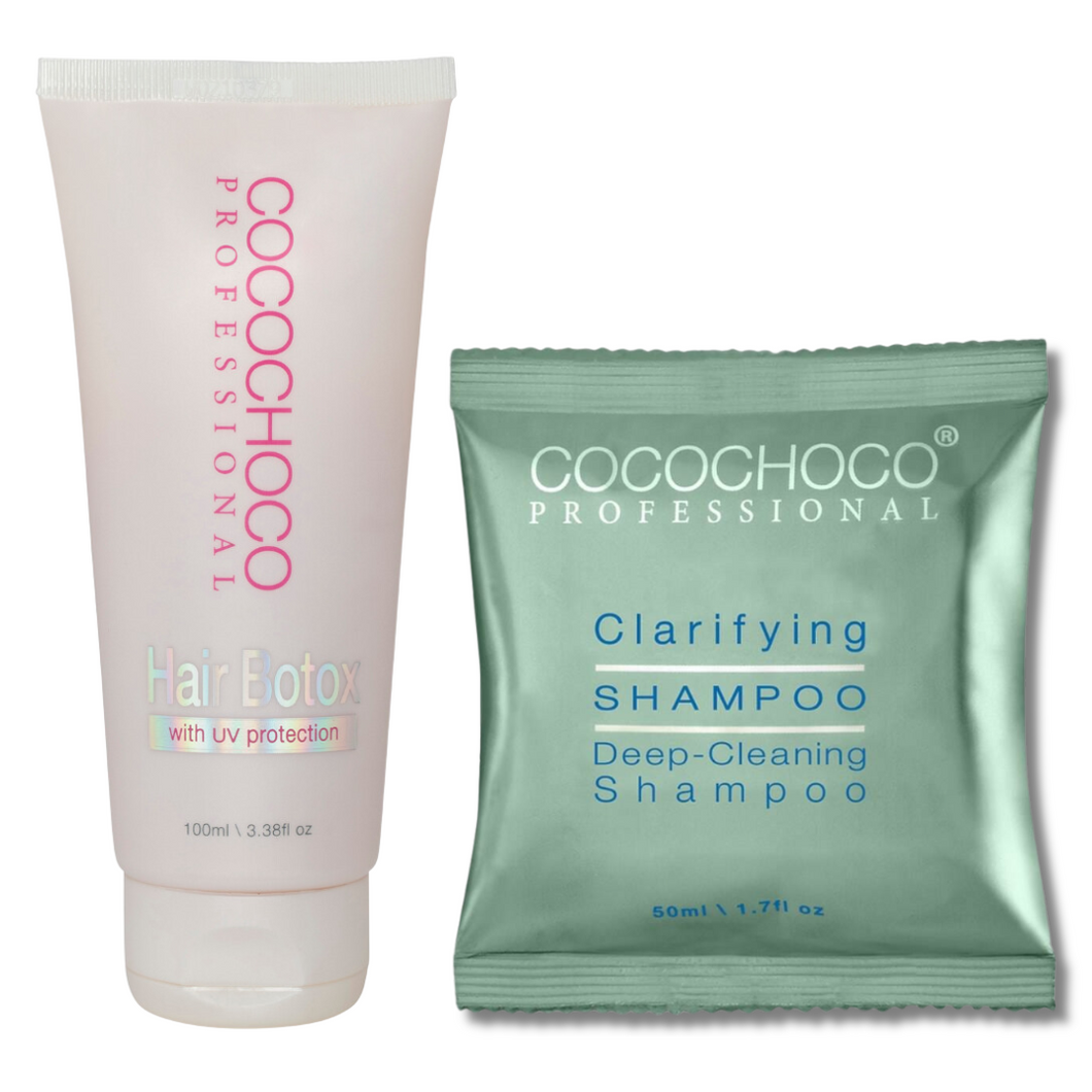 COCOCHOCO Hair Boto Treatment with UV protection 100 ml + Clarifying Shampoo 50 ml