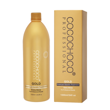 Load image into Gallery viewer, COCOCHOCO Gold Brazilian Keratin Hair Treatment 1 Litre + Clarifying Shampoo 1 Litre