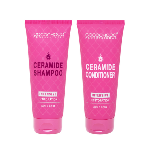 COCOCHOCO Sulphate-Free Ceramide Intensive Restoration Shampoo & Conditioner Set - 200ml each