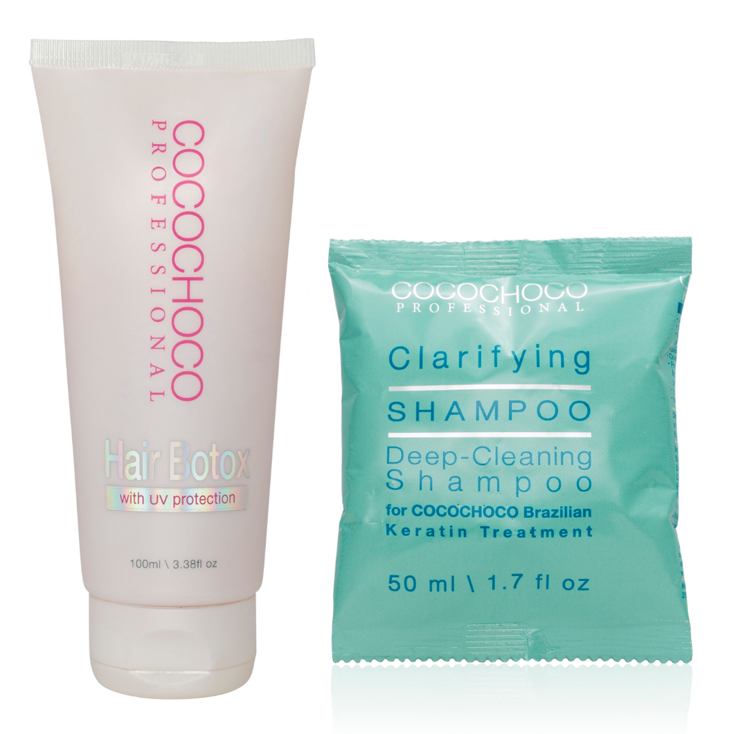 COCOCHOCO Hair Boto Treatment with UV protection 100 ml + Clarifying Shampoo 50 ml