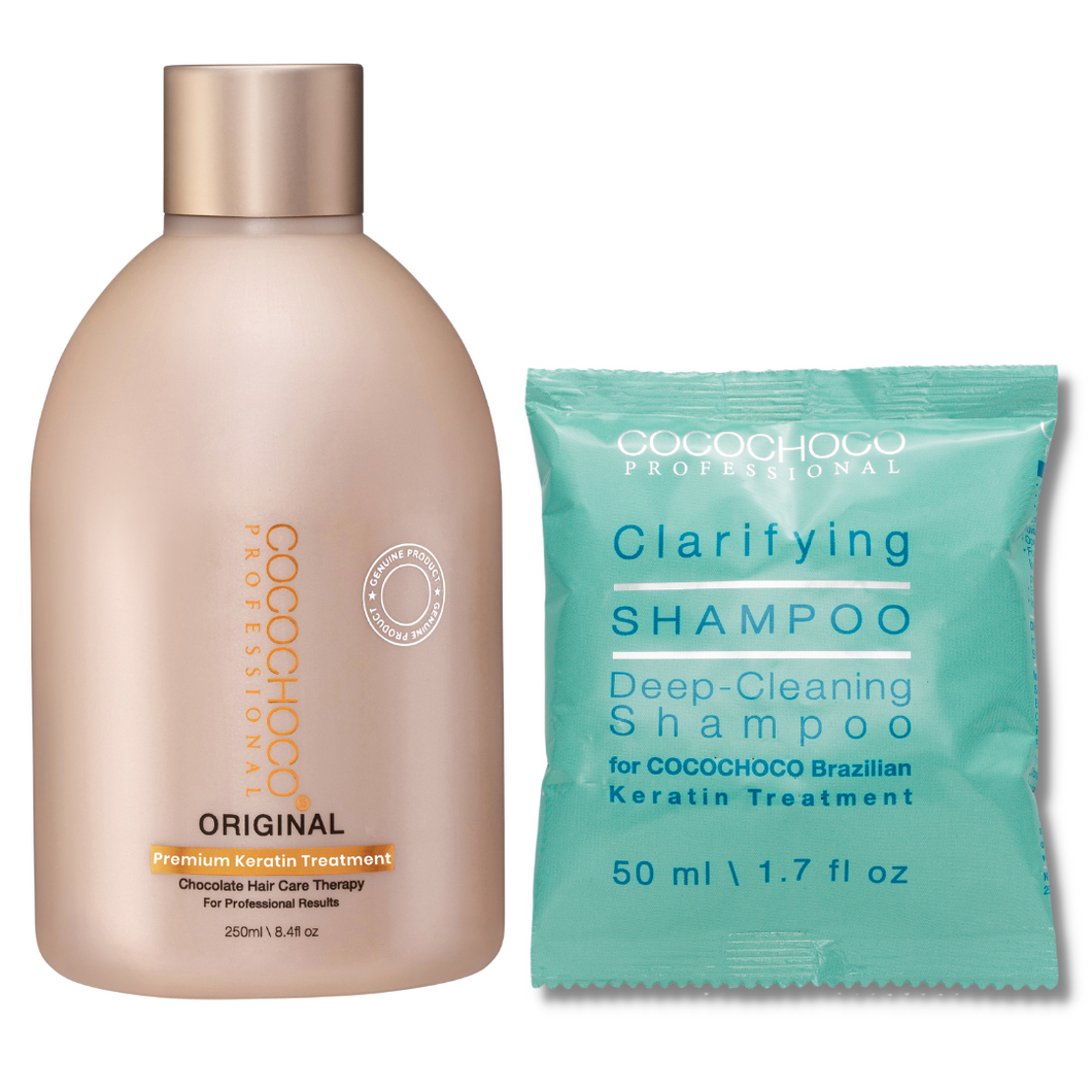 COCOCHOCO Original Brazilian Keratin Treatment 250 ml + Clarifying Shampoo 50 ml