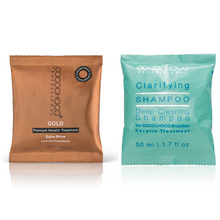 Load image into Gallery viewer, COCOCHOCO Gold Brazilian Keratin Treatment 50 ml + Clarifying Shampoo 50 ml